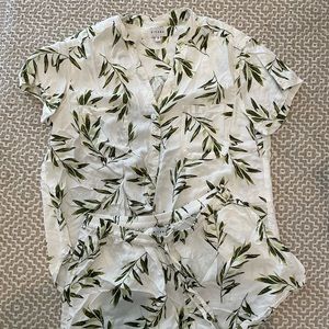 Piyama Maggie Pajama Set in “Olive Leaf” (size small)